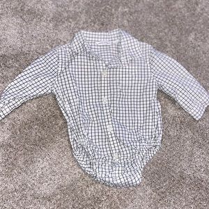 Janie and jack collared onesie